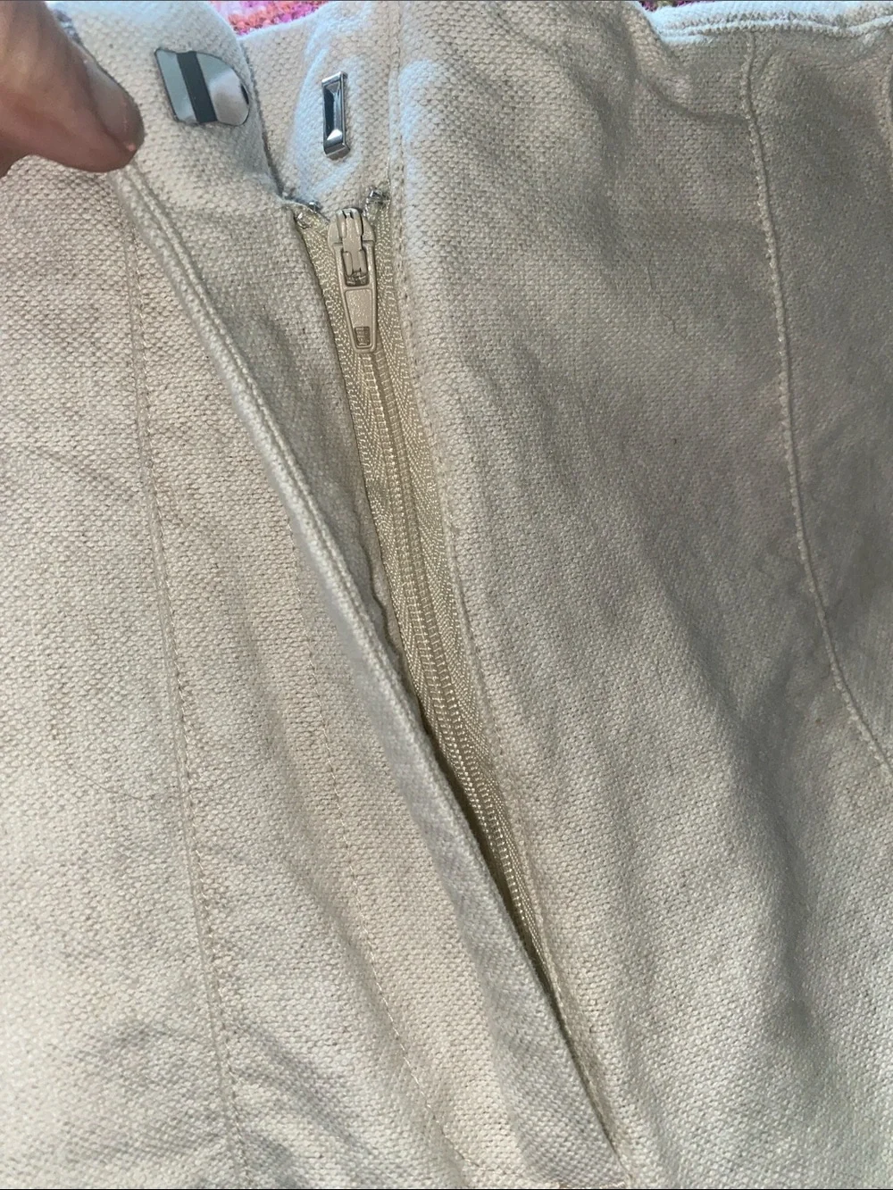 Zara high-Waist Wide-Leg  cotton linen blend  24” inseam for a cropped leg